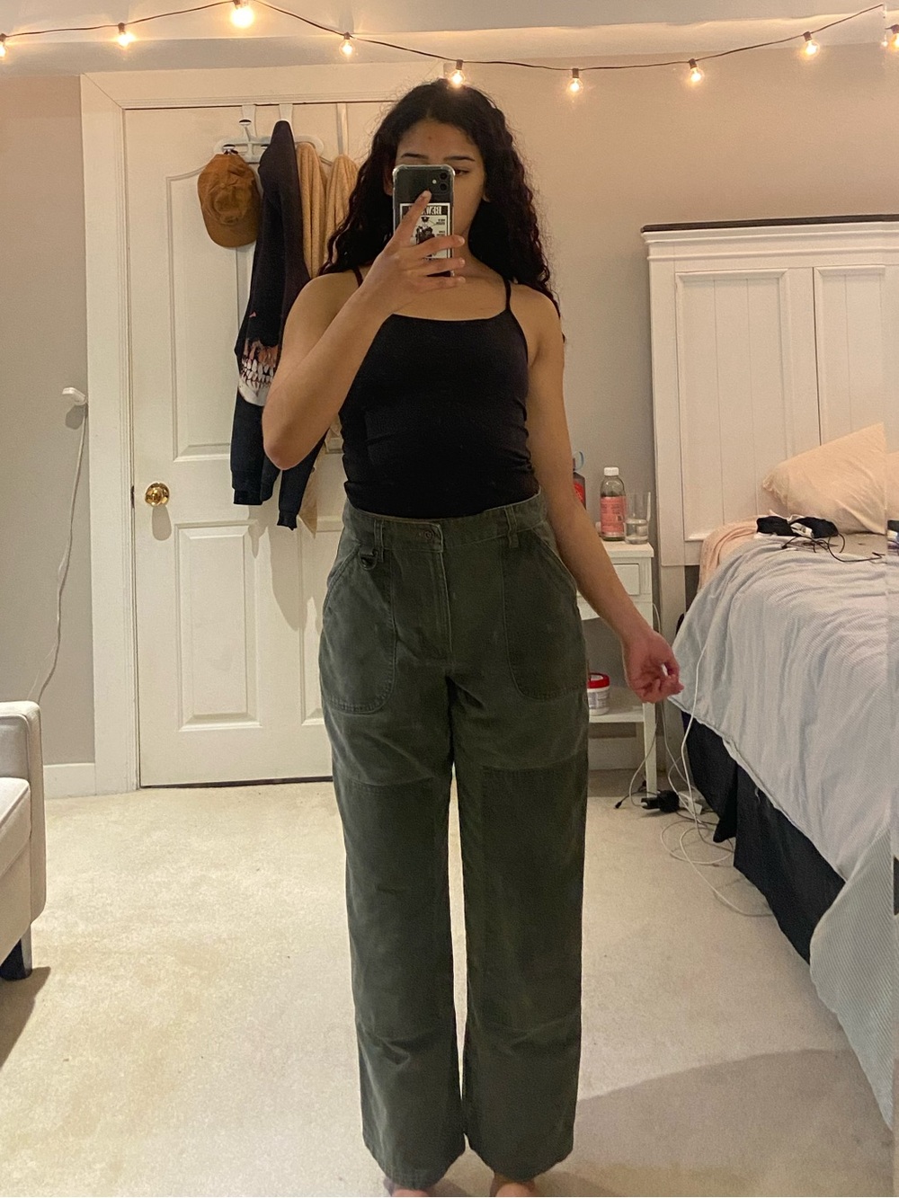 SURPLUS HIGH WAISTED PANTS - KHAKI - Picture 3 of 9